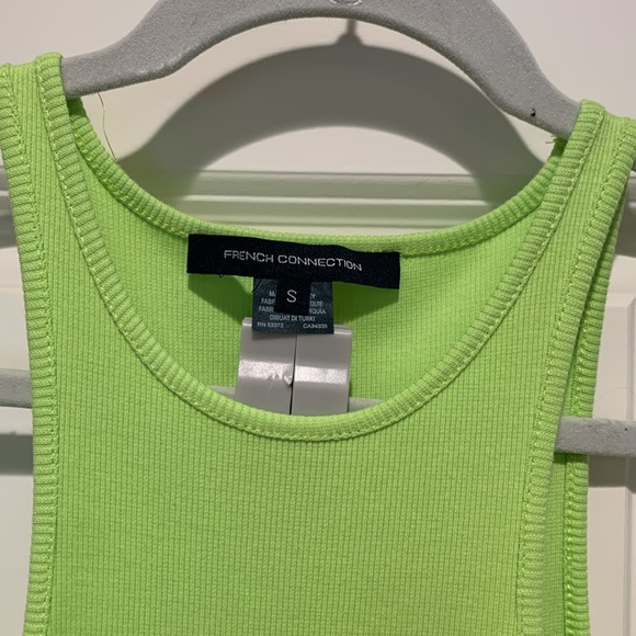 French Connection Lime Green Sleeveless Maxi Dress - Picture 2 of 3